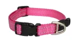 Rogz For Dogs Snake Hondenhalsband Roze 1,6 x 26-40 cm - 1 stuk