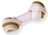 Hondensnack Kip en Buffelhuid Duoknoop 12,5 cm - set van 5