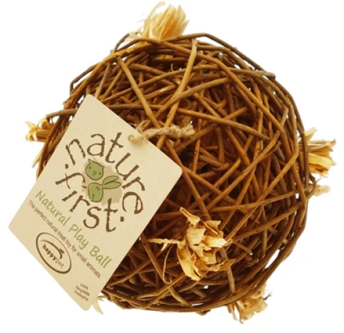 Happy Pet Speelbal Wilg Nature First 17X17X17 Cm