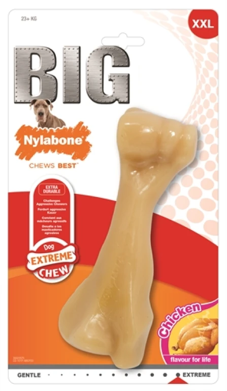 Nylabone Power Chew Kauwspeelgoed Kipsmaak voor Harde Bijters - 1 stuk