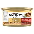 Gourmet Gold - Fijne Hapjes Kalkoen/Eend - 85 gram - 24 blikjes