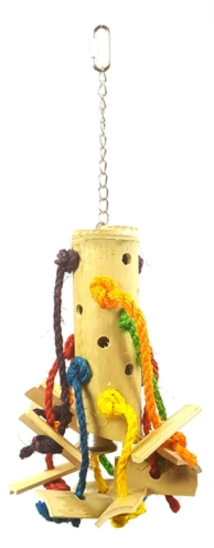 Happy Pet Puzzel Vogelspeelgoed Bamboe - 1 stuk