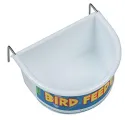 Happy Pet Voerbak voor Vogels Half Rond Wit Large - 1 stuk