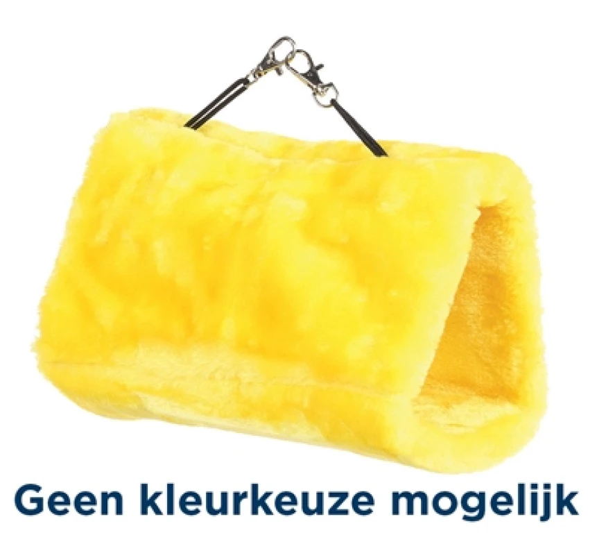 Happy Pet Cozzzy Hut Pluche Vogelspeelgoed Hutje - Large - 1 stuk
