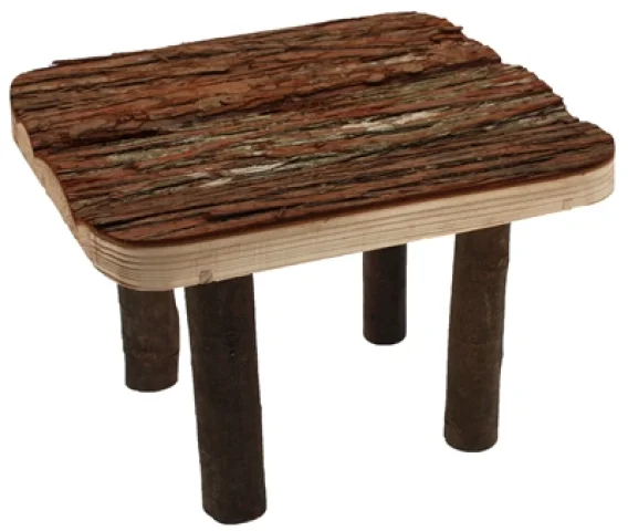 Happy Pet Raw Wooden Platform 20X25X30 Cm