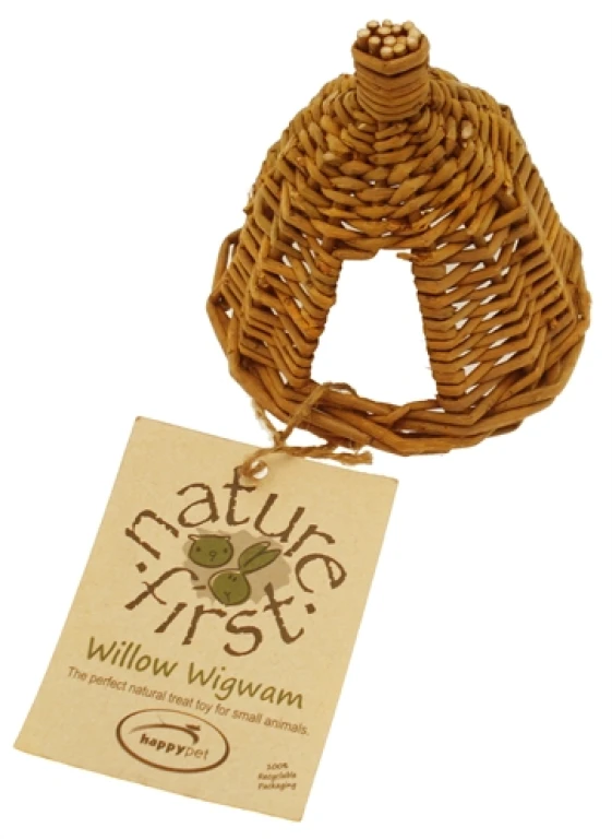 Happy Pet Wilgen Wigwam Speelgoed voor Knaagdieren - 1 stuk