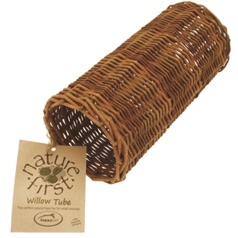Happy Pet Wilgen Tunnel voor konijnen en knaagdieren - 1 stuk - 27x13x13 cm