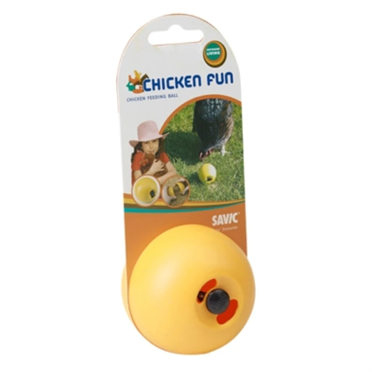 Savic Chicken Fun kippenspeelgoed - 1 stuk (7,5 x 8 cm)