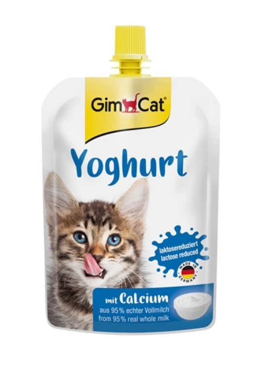 Gimcat Kat Snacks Yoghurt Pouch 150 gr