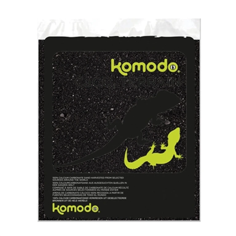 Komodo Terrarium Bodembedekking Zand Zwart 4 kg