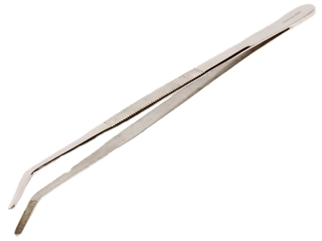 Komodo voederpincet gebogen - 25 cm - 1 stuk