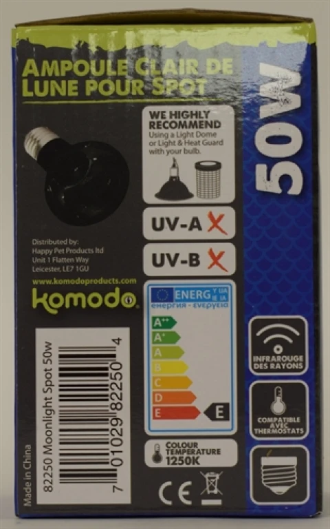 Komodo Nachtgloed Lamp E27 50 Watt - 1 stuk