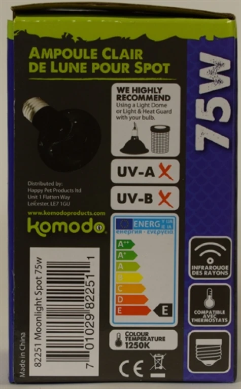 Komodo Nachtgloed Lamp E27 75 Watt - 1 stuk