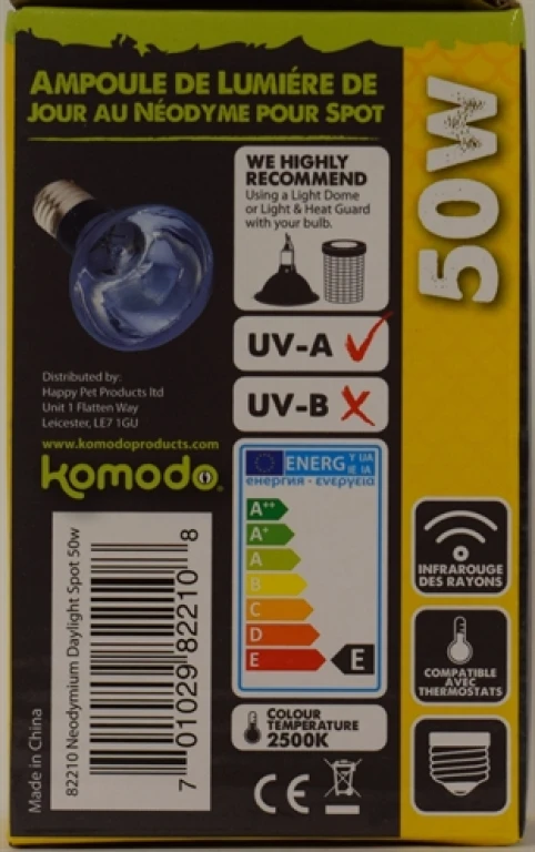 Komodo Neodymium Daglicht Lamp E27 - 50 Watt - 1 stuk