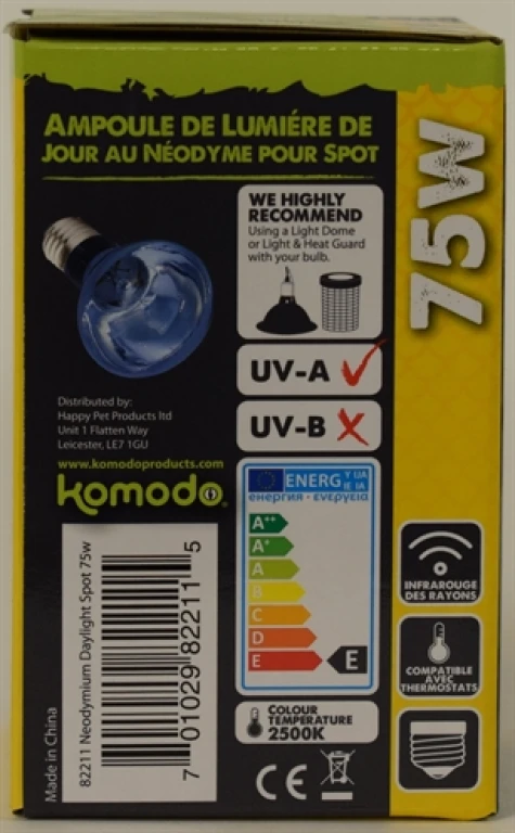 Komodo Neodymium Daglicht Lamp E27 75 Watt - 1 stuk