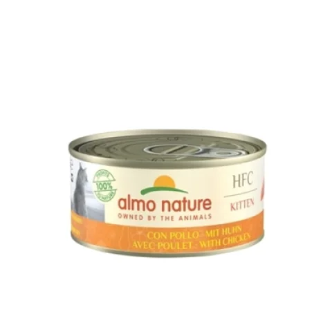 Almo - Nature Cat Kitten Kip - 70 gram - 24 Blikjes