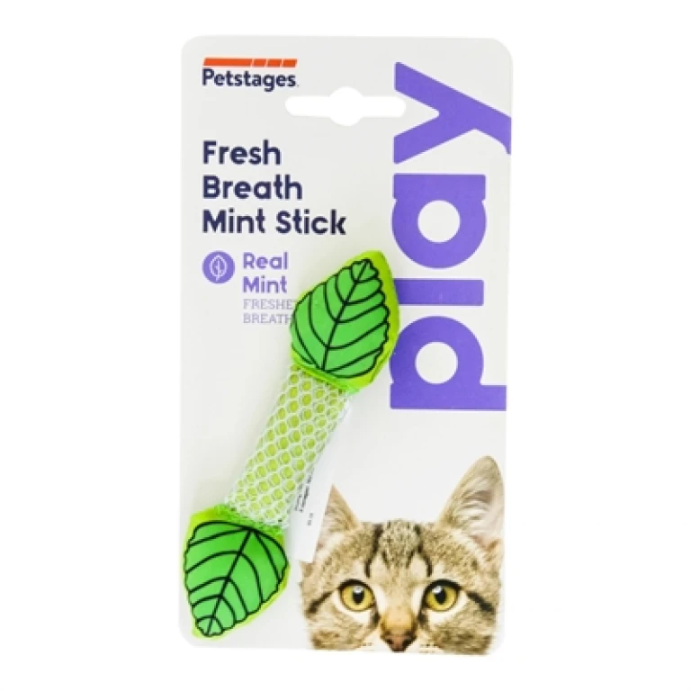 Petstages Fresh Breath Mint Stick Kauwspeelgoed voor katten - 1 stuk