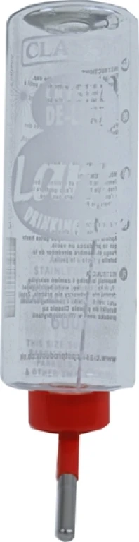 Classic Plastic Drinkfles voor Konijnen 600 ml - 1 stuk