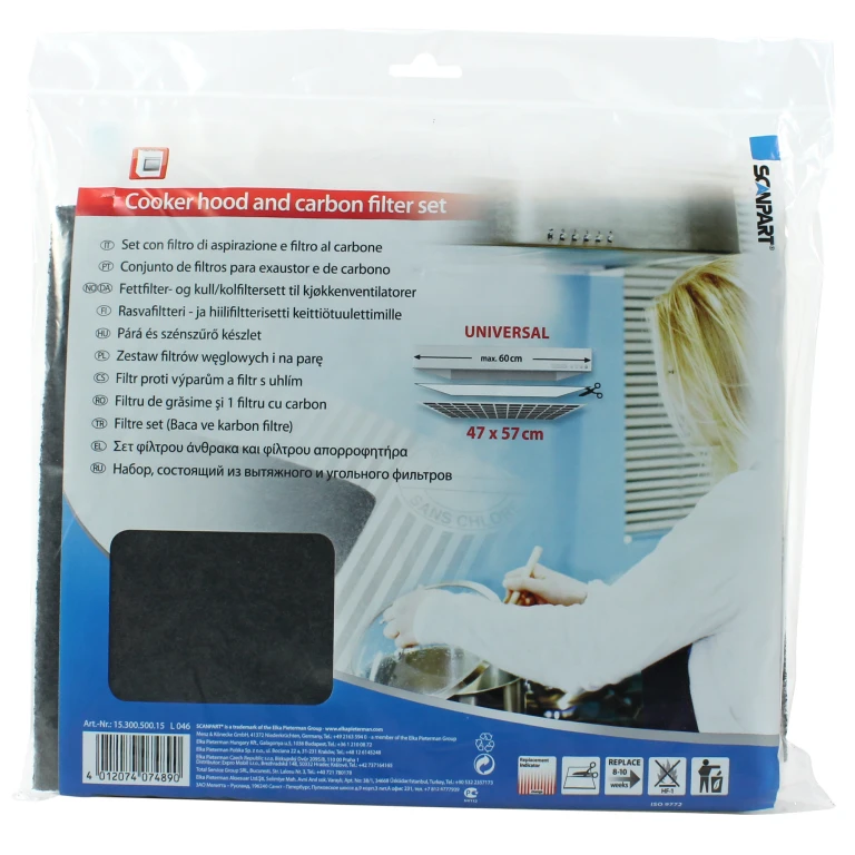 Scanpart Filterset Afzuigkap 47x57cm - 2 stuk