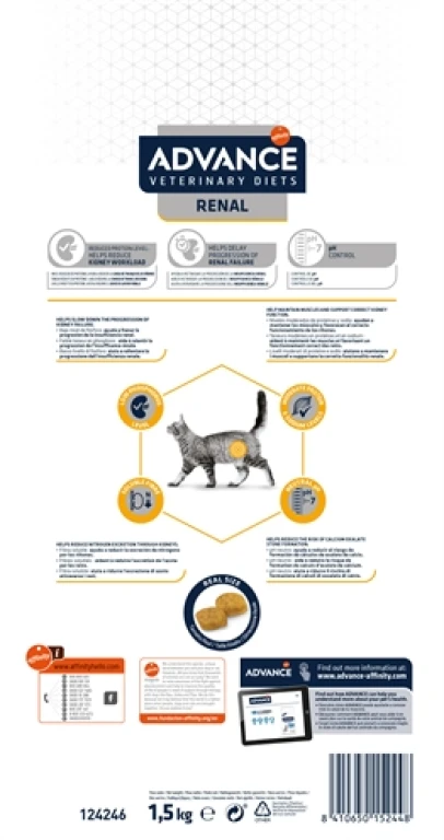 Advance Veterinary Diet Renal Kat Droogvoer - 1,5 kg