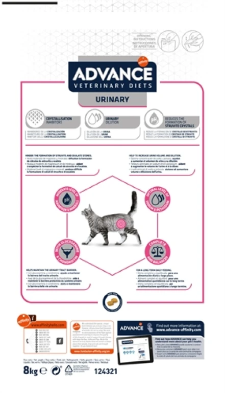 Advance Veterinary Diet Urinary Care Kat Droogvoer - 8 kg