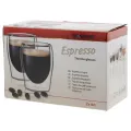 Scanpart Espresso Glazen Dubbelwandig 8cl Thermo - Set van 2