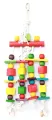Happy Pet Block N Beads vogel speelgoed voor papegaaien - 1 stuk