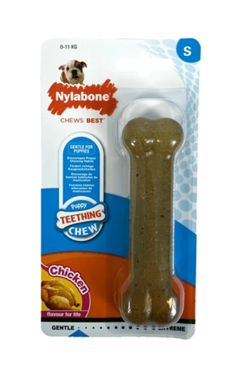 Nylabone Puppy Chew Kauwspeelgoed Kipsmaak tot 11 kg - 1 stuk