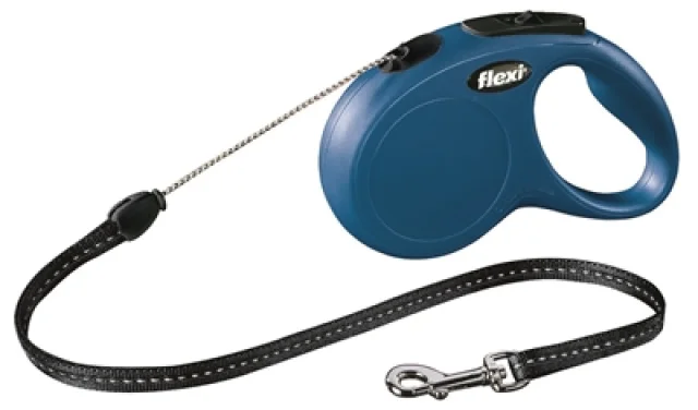 Flexi Rollijn Classic Cord Blauw S - 5m