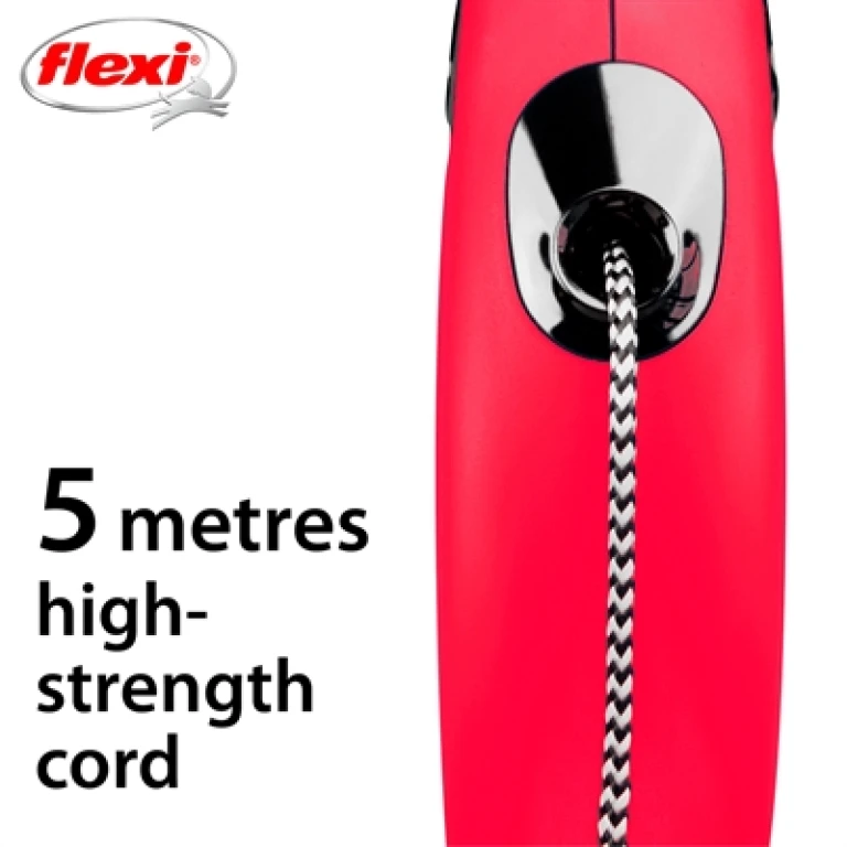 Flexi Classic Cord Rollijn Rood M - 5 meter (1 stuk)