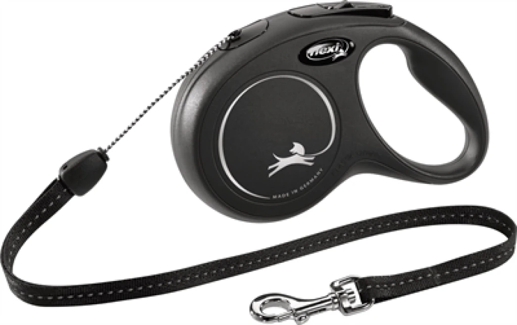 Flexi Rollijn Classic Cord Zwart S - 8m (1 stuk)