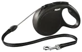 Flexi Rollijn Classic Cord Zwart M - 8m (1 stuk)