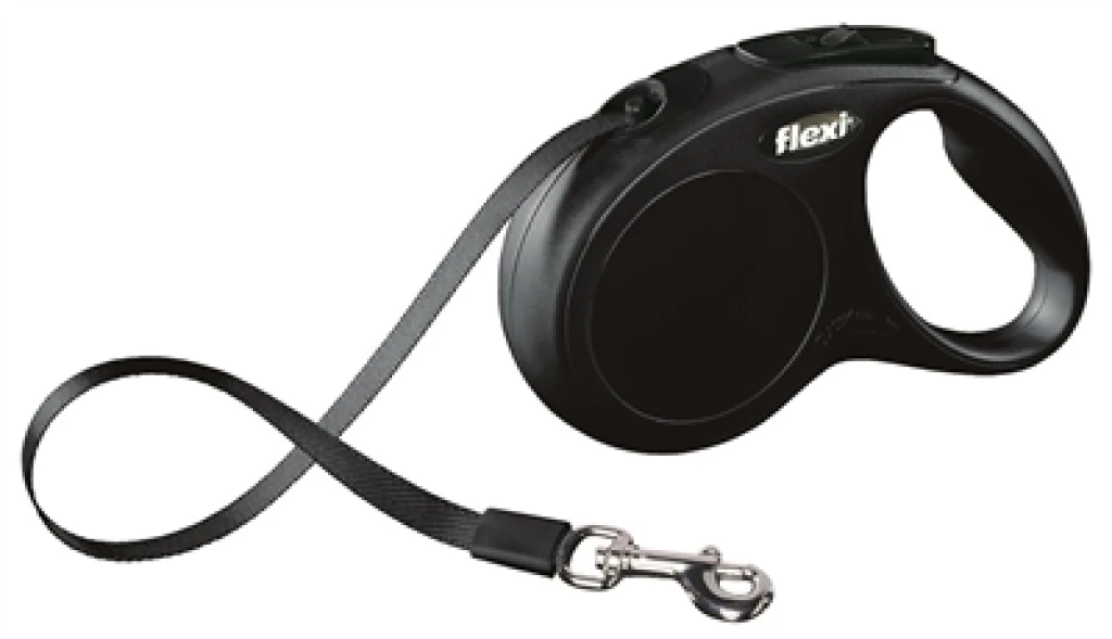 Flexi Rollijn Classic Tape Zwart S - 5m (1 stuk)