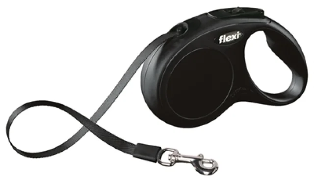 Flexi Rollijn Classic Tape Zwart S - 5m
