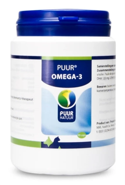 Puur Natuur Hond Voedingssupplement Omega-3 90 capsules