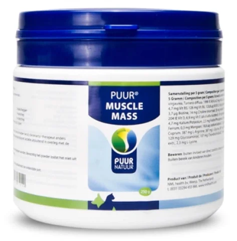 Puur Muscle Mass (Spieropbouw) Hond & Kat 250 Gr