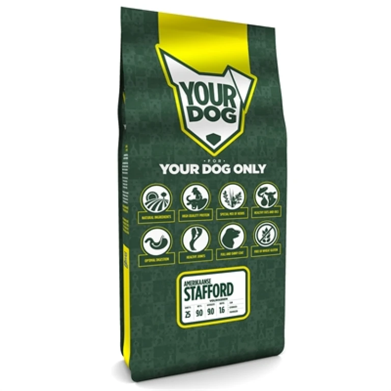 Yourdog Hond Droogvoer Amerikaanse Stafford Volwassen 12 kg