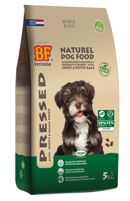 Biofood Hond Droogvoer Geperst Puppy en Kleine Rassen 5 kg