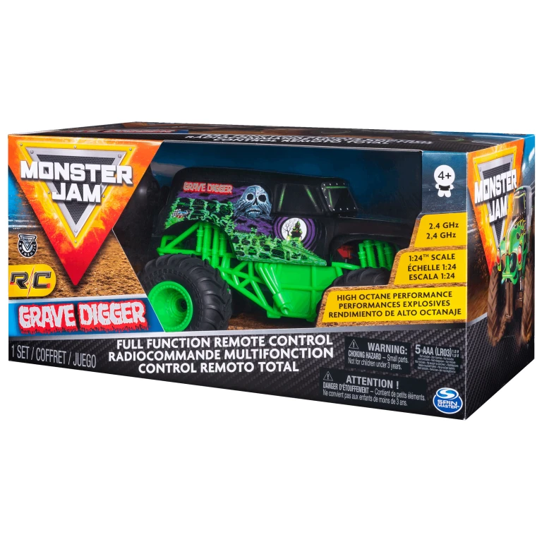 Monster Jam Gravedigger RC Monstertruck 1:24 - 1 stuk