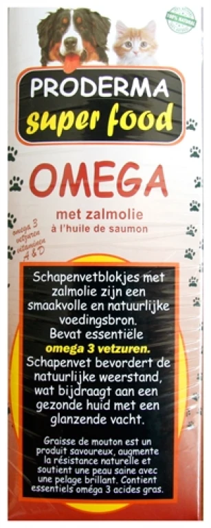 Proderma Hond Voedingssupplement Schapenvet Omega Zalm - set van 3