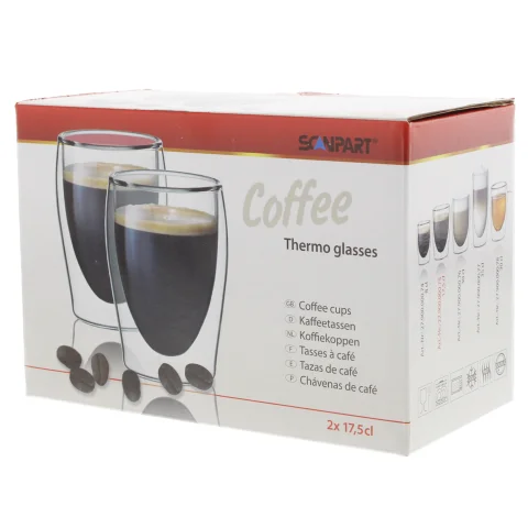 Scanpart koffie thermoglazen