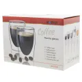 Scanpart Koffieglazen 17,5 cl Dubbelwandig Set van 2