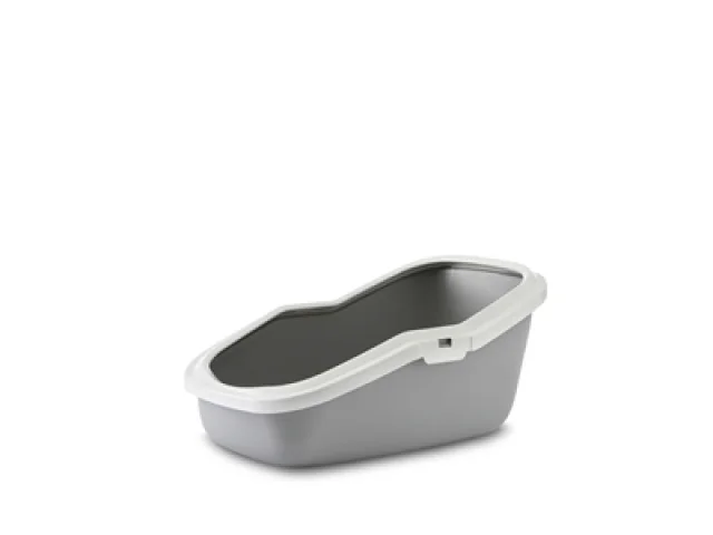 Savic Kattenbak Aseo Grijs / Wit 56X39X27.5 Cm