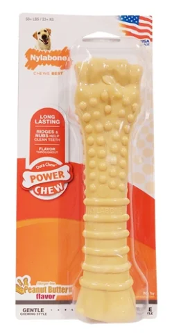 Nylabone Dura Chew Voor Harde Bijters Pindakaassmaak Vanaf 23 Kg