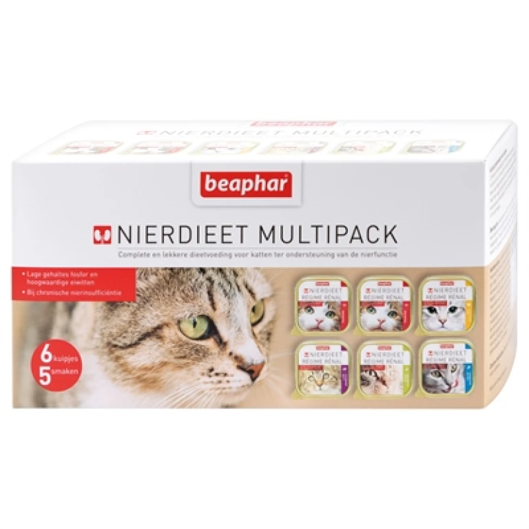 Beaphar Kat Natvoer Nierdieet Multipack 6 stuk