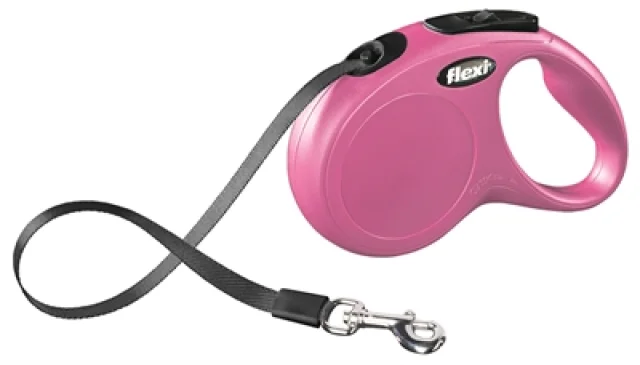 Flexi Rollijn Classic Tape Roze S - 5m