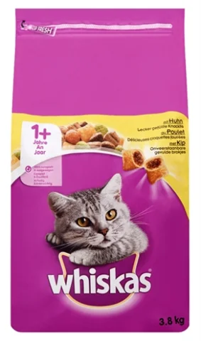Whiskas Droog Adult Kip 3.8 Kg