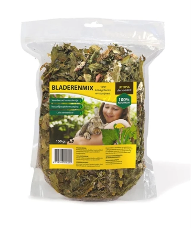 Utopia Bladerenmix voor Knaagdieren - 1 stuk (150 gr)