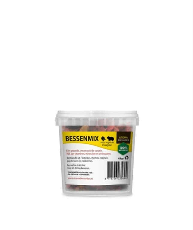 Utopia Vogel Snacks Bessenmix 65 gram