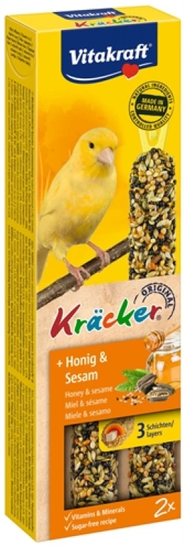 Vitakraft Kanarie Kracker Honing 2 stuks